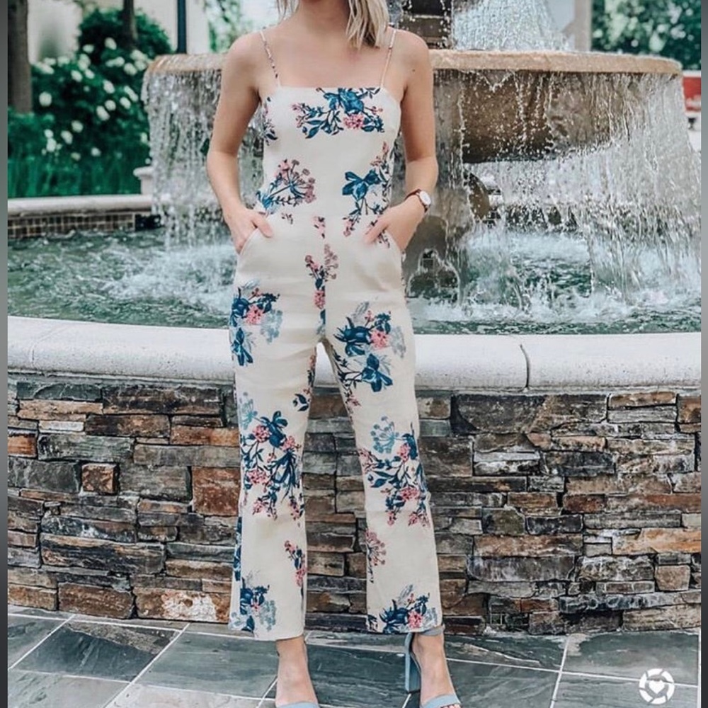 Leith open back romper jumpsuit